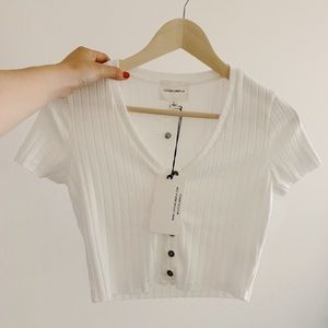 Cotton candy la crop top